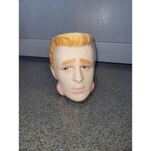 Vintage Clay Art James Dean Head Mug 1986 Licensed Sculpted Face Cup